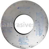 Norton 26 x 2-1/2 x 11 37C150-J9V ME31496 Plate A47216 Hyprolap Wheel Type 35 Plate Wheels
