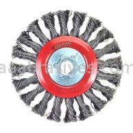 Norton 4-1/2 x .020 x 5/8-11 /Carbon Steel//Standard Twist Knot Wire Wheel Brushes - For Steel