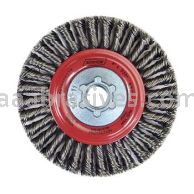 Norton 4 X .020 X 5/8-11 Carbon Steel Stringer Bead Knot Wire Brushes - For Steel