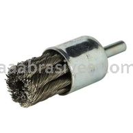 Norton 1 X .014 X 1/4 SHANK /Carbon Steel/*Bulk Packed/End Brushes - For Steel