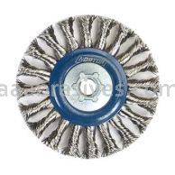 Norton 4 x .020 x 5/8-11/Stainless Steel//Full Cable Twist Knot Wire Wheel Brushes - For Stainless Steel