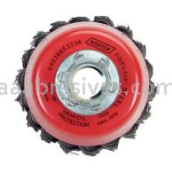 Norton 2-3/4 X .020 X 5/8-11 Carbon Steel Knotted Wire Cup Brushes For Steel