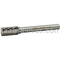 Norton 69957308006 SB3 Cylindrical End Cut 3/8 x 3/4 x 2-1/2 Double Cut Burrs