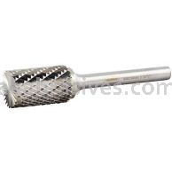 Norton 69957308008 SB6 Cylindrical End Cut 5/8 x 1 x 2-3/4 Double Cut Burrs