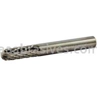 Norton 69957308009 SC1 Cylindrical Radius 1/4 x 3/4 x 2 Double Cut Burrs