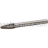 Norton 69957308019 SF2 Tree with Radius 5/16 x 3/4 x 2-1/2 Double Cut Burrs