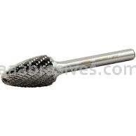 Norton 69957308022 SF6 Tree with Radius 5/8 x 1 x 2-3/4 Double Cut Burrs