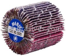 Norton 69957339721 1 x 1 x 1/4-20 Threaded 120 Grit Ceramic Alumina Pink R928 Flap Wheels