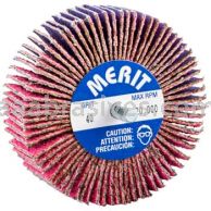 Norton 69957339737 3 x 1 x 1/4-20 Threaded 40 Grit Ceramic Alumina Pink R928 Flap Wheels