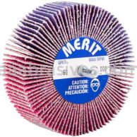 Norton 69957339738 3 x 1 x 1/4-20 Threaded 60 Grit Ceramic Alumina Pink R928 Flap Wheels