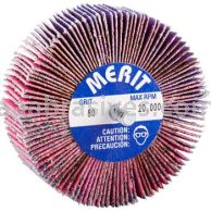 Norton 69957339739 3 x 1 x 1/4-20 Threaded 80 Grit Ceramic Alumina Pink R928 Flap Wheels