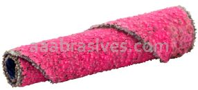Norton 69957339766 1/4 x 1-1/2 x 1/8 80 Grit Ceramic Alumina Pink R928 Straight Cartridge Roll