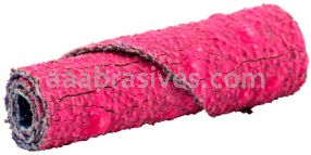 Norton 69957339768 3/8 x 1-1/2 x 1/8 60 Grit Ceramic Alumina Pink R928 Straight Cartridge Roll