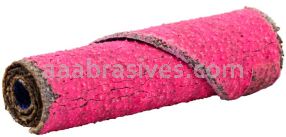 Norton 69957339769 3/8 x 1-1/2 x 1/8 80 Grit Ceramic Alumina Pink R928 Straight Cartridge Roll