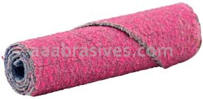 Norton 69957339770 3/8 x 1-1/2 x 1/8 120 Grit Ceramic Alumina Pink R928 Straight Cartridge Roll