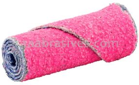 Norton 69957339772 1/2 x 1-1/2 x 1/8 80 Grit Ceramic Alumina Pink R928 Straight Cartridge Roll