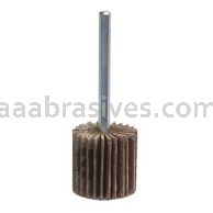 Norton 1 x 1 x 1/4  /P80-Y/Norton Metalite Plus/R369//Small Diameter Flap Wheels (With 1/4" Steel Shank)