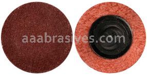 Merit Abrasives 69957399686 1" 80 Merit Alo   QC-T3 Quick Change Discs