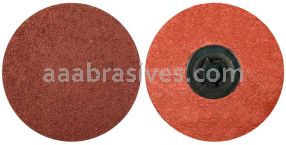 Merit Abrasives 69957399788 3" 50 Grit Merit Alo Quick Change Discs T1