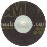 3M&trade; 7000000557 3" P120 Grit YF-wt 777F Ceramic TR Roloc&trade; Sanding Disc