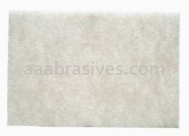3M&trade; 7000000727 6 x 9 White Scotch-Brite&trade; 7445 Light Cleansing Hand Pad