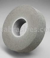 3M&trade; 7000000733 8 x 1 x 3 8S Fine Scotch-Brite&trade; Light Deburring Wheel