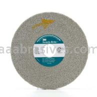 3M&trade; 7000000734 6 x 1 x 1 Scotch-Brite&trade; 8 A/O Medium EXL Deburring Wheel