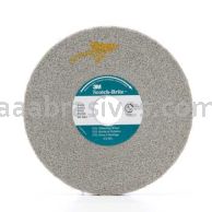 3M&trade; 7000000739 10 x 2 x 5 Scotch-Brite&trade; 9 S/C Fine EXL Deburring Wheel