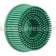 3M&trade; 7000000742 2 x 5/8 50 Grit TR RD-ZB Green Scotch-Brite&trade; Roloc&trade; Bristle Disc