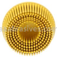 3M&trade; 7000000743 2 x 5/8 80 Grit TR RD-ZB Yellow Scotch-Brite&trade; Roloc&trade; Bristle Disc