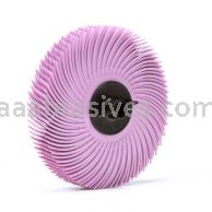 3M&trade; 7000000772 3 x 3/8 Scotch-Brite&trade; Radial Bristle Disc