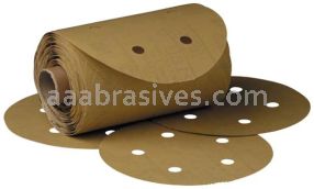 3M&trade; 7000028243 6” P500 Grit Stikit&trade; Gold Disc Roll Dust Free