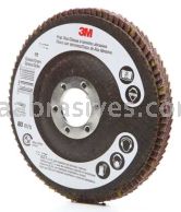 3M&trade; 7000028344 4-1/2 x 7/8 60 Grit 747D T27 Flap Disc