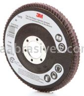3M&trade; 7000028345 4-1/2 x 7/8 80 Grit 747D T27 Flap Disc