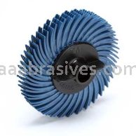 3M&trade; 7000028529 2 x 3/8 400 400 Grit Scotch-Brite&trade; Radial Bristle Disc