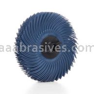 3M&trade; 7000028532 3 x 3/8 400 400 Grit Scotch-Brite&trade; Radial Bristle Disc