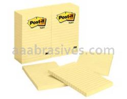 Post-it&trade; Notes 660 4 in x 6 in Canary Yellow 3M 7000042512