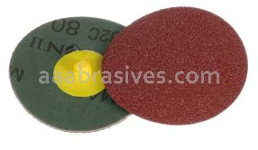 3M&trade; 7000044904 3" 80+ Grit TR 982C Cubitron&trade; II Roloc&trade; Fibre Disc