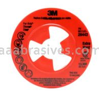 3M 7000045279 4-1/2” Extra Hard Red Disc Pad Ribbed 28443