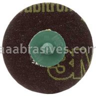 3M&trade; 7000045628 3” 50 Grit YF-wt 777F Ceramic TR Roloc&trade; Sanding Disc