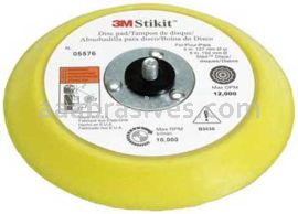 3M 7000045680 6 x 3/4 5/16-24 Stikit External Blue Disc Pad 05576