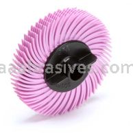 3M&trade; 7000046158 2 x 3/8 Scotch-Brite&trade; Radial Bristle Disc Thin Bristle