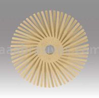 3M&trade; 7000046159 2 x 3/8 6 Micron Scotch-Brite&trade; Radial Bristle Disc Thin Bristle