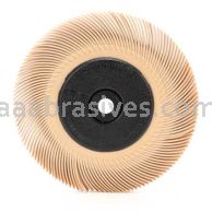 3M&trade; 7000046180 6 x 7/16 x 1 6 Micron Scotch-Brite&trade; Radial Bristle Brush with Adapter