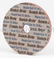 3M&trade; Scotch-Brite&trade; 7000046296 6 x 1/2 x 1/2 7C XCS+ Rapid Cut Unitized Wheel