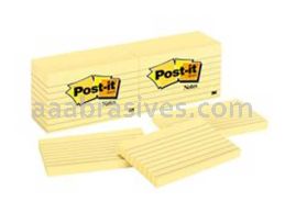 Post-it&trade; Notes 635 3 in x 5 in Canary Yellow 3M 7000047941