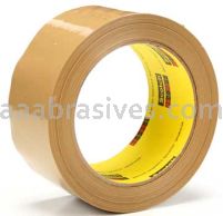 Scotch&trade; Box Sealing Tape 375 Tan 48 mm x 50 m 3M 7000048658