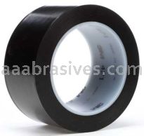 3M&trade; 7000048779 Vinyl Tape 471 Black 12" x 36 yards