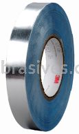 3M&trade; 7000049092 Vibration Damping Tape 434 Silver 1 in x 60 yd 7.5 mil