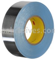 3M&trade; 7000049094 Vibration Damping Tape 434 Silver 3 in x 120 yd 7.5 mil